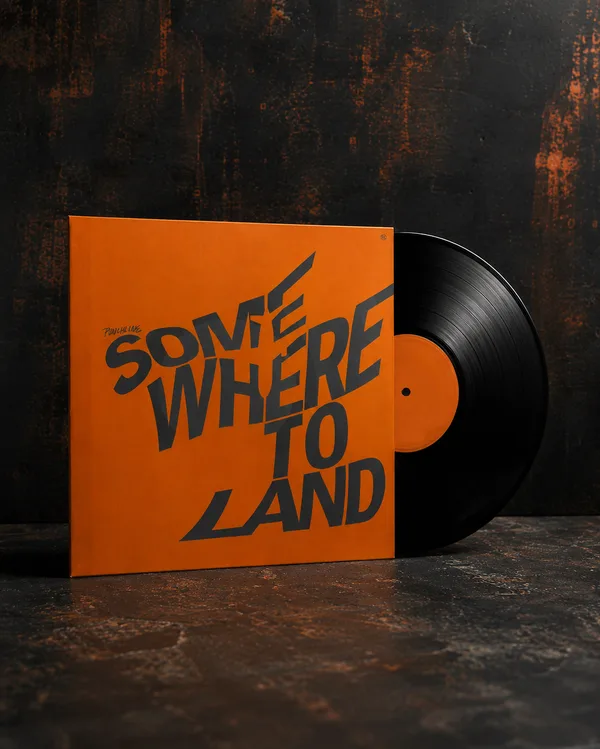 Signed Somewhere To Land vinyl by Punchline